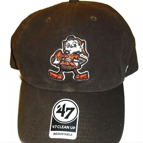 Cleveland Browns Elfie Logo Clean Up Style Adjustable Strapback hat New Nfl - Picture 1 of 4